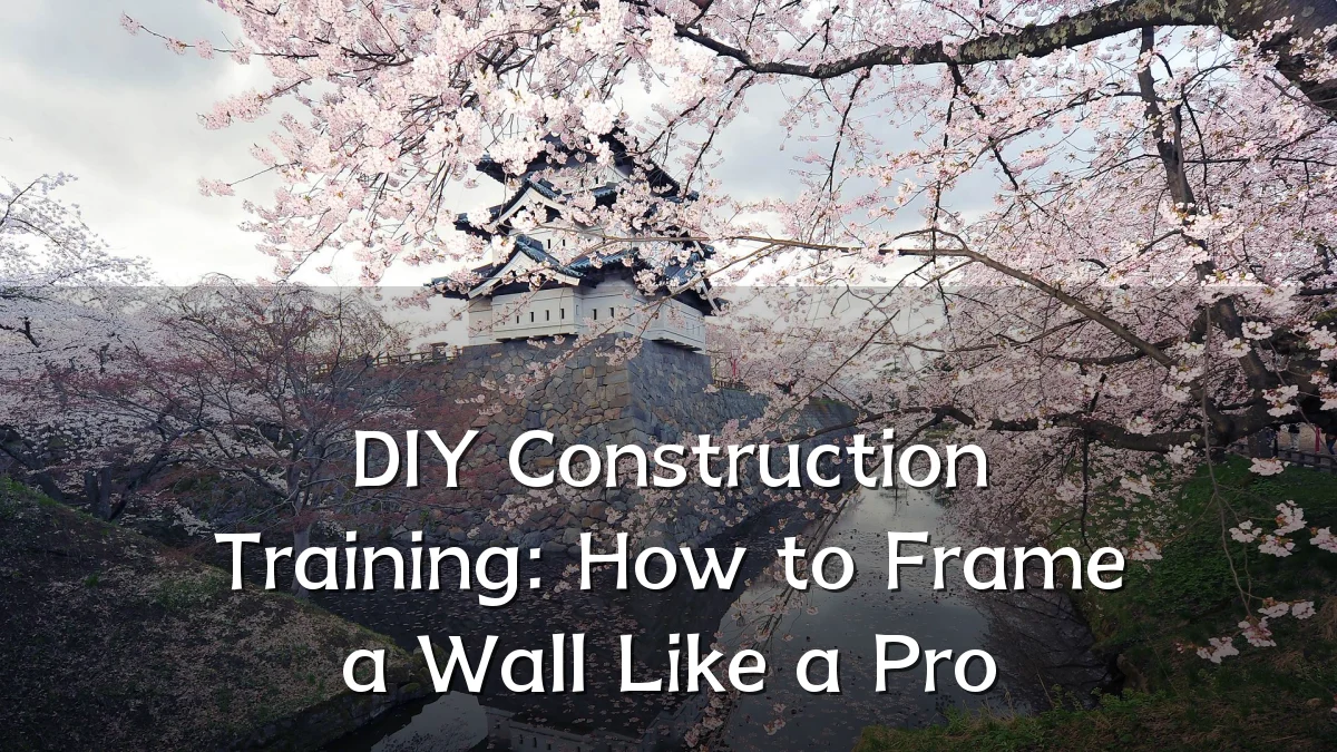 DIY Construction Training: How to Frame a Wall Like a Pro