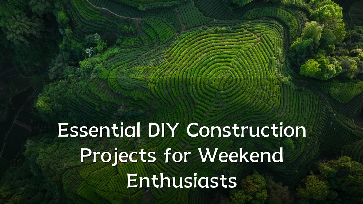 Essential DIY Construction Projects for Weekend Enthusiasts