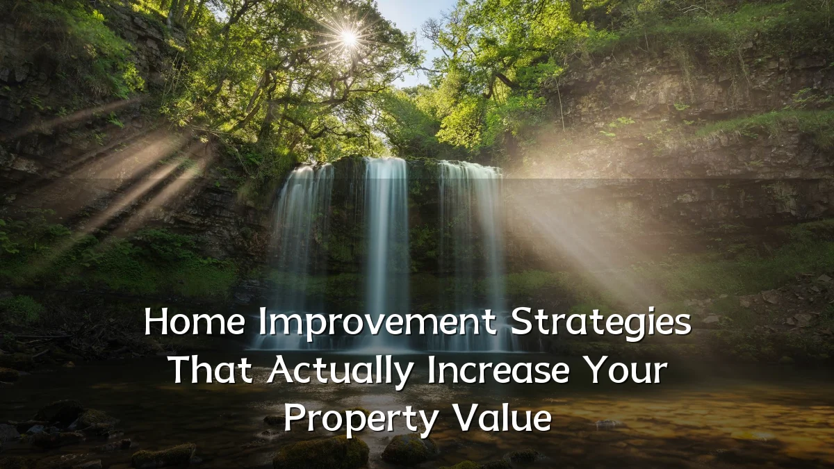Home Improvement Strategies That Actually Increase Your Property Value