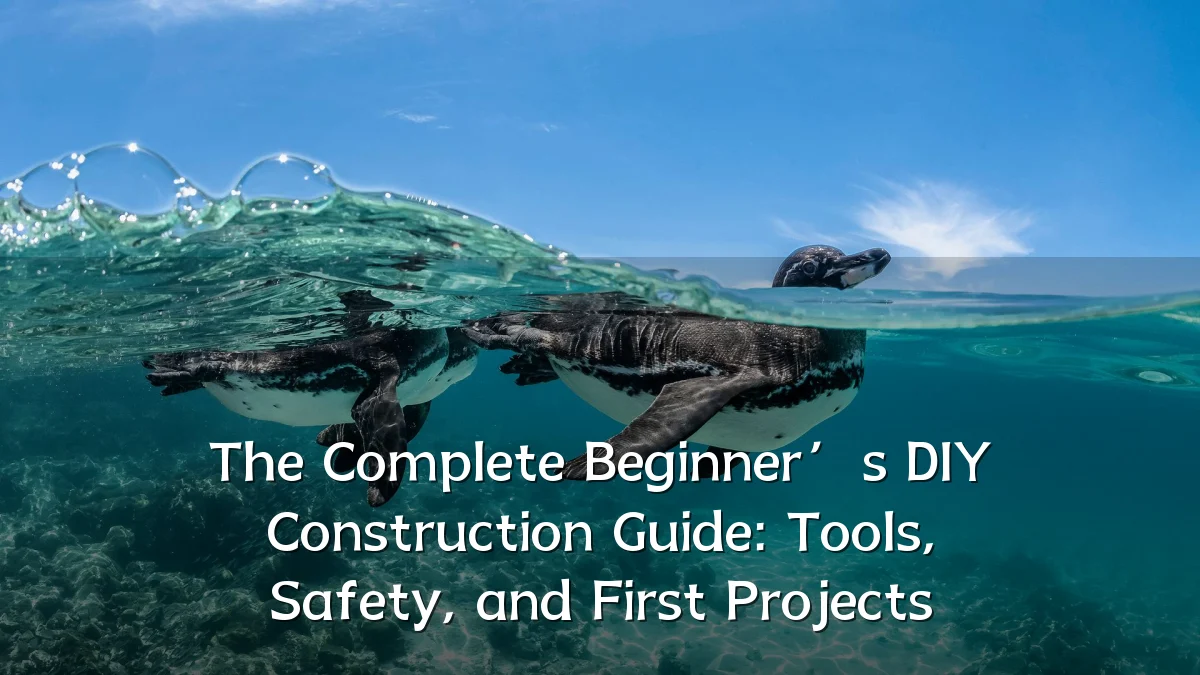 The Complete Beginner’s DIY Construction Guide: Tools, Safety, and First Projects