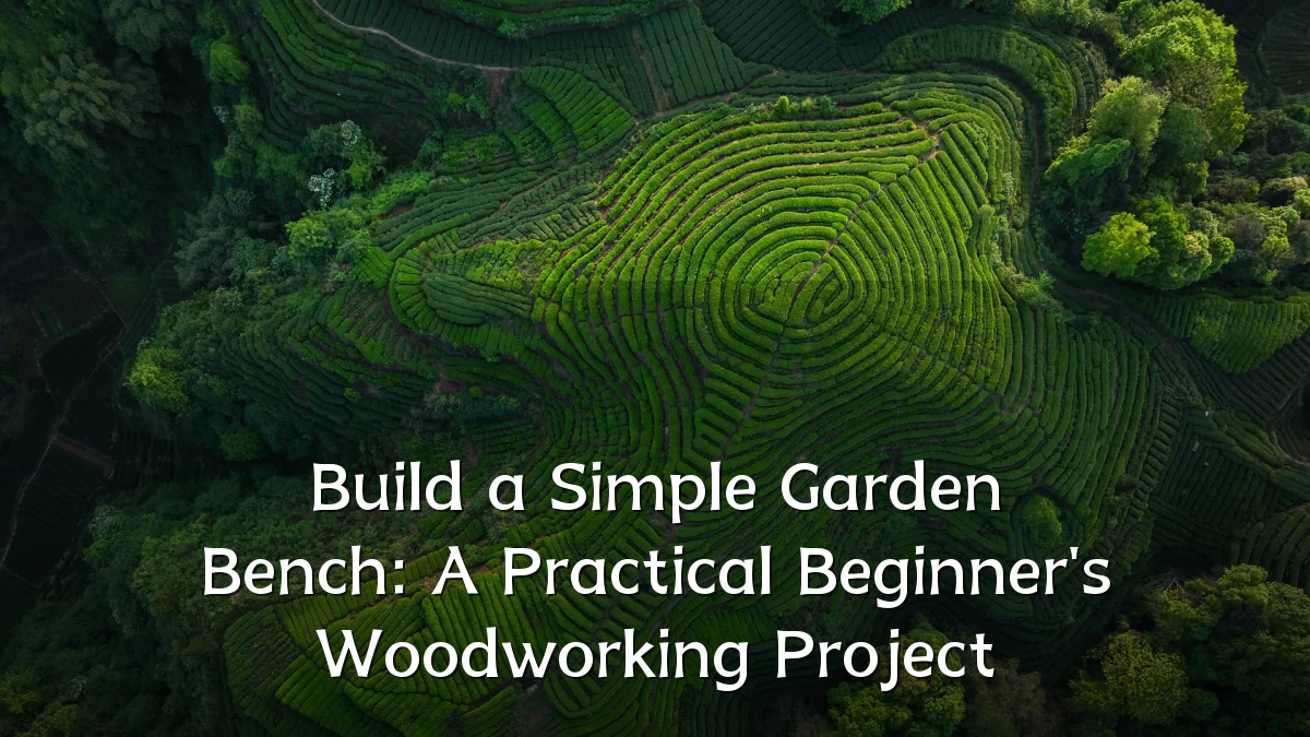 Build a Simple Garden Bench: A Practical Beginner's Woodworking Project