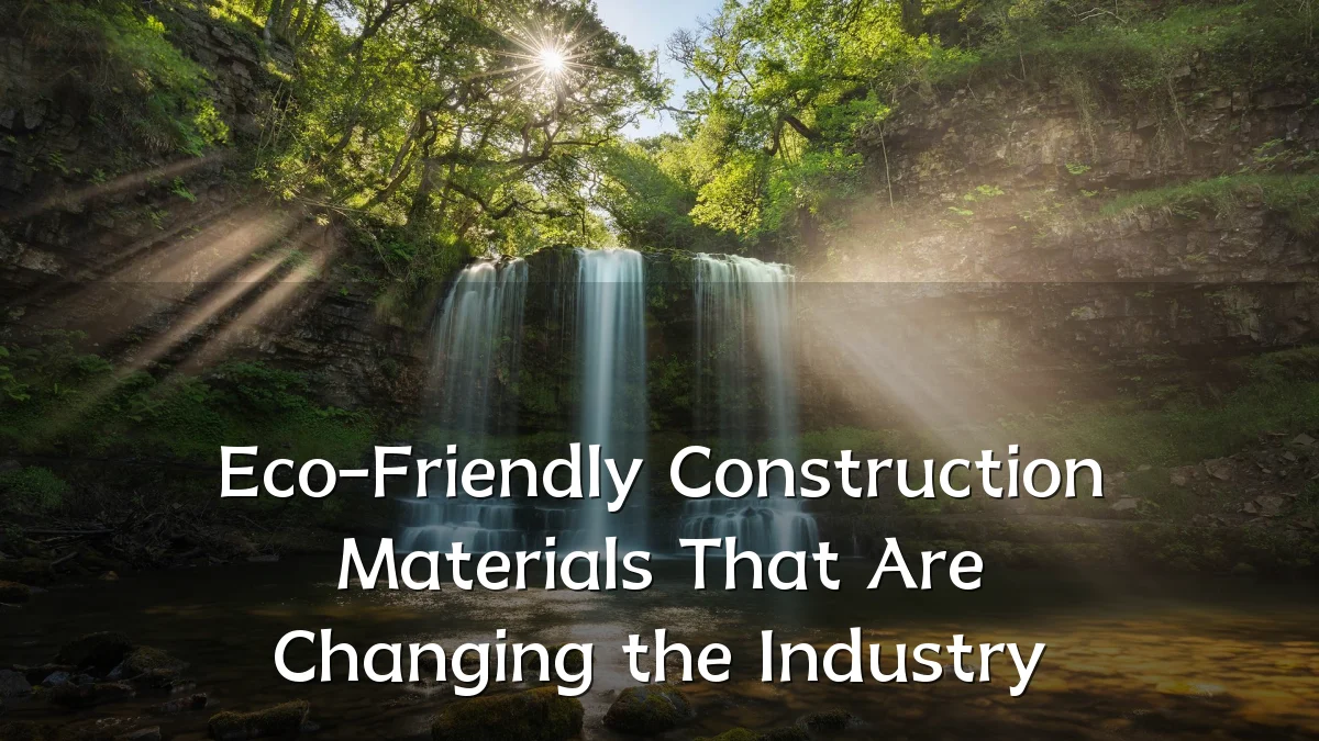 Eco-Friendly Construction Materials That Are Changing the Industry
