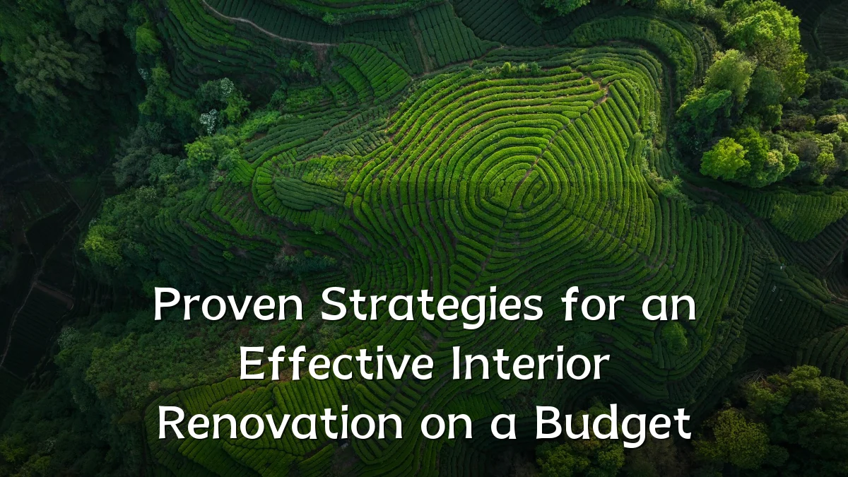 Proven Strategies for an Effective Interior Renovation on a Budget