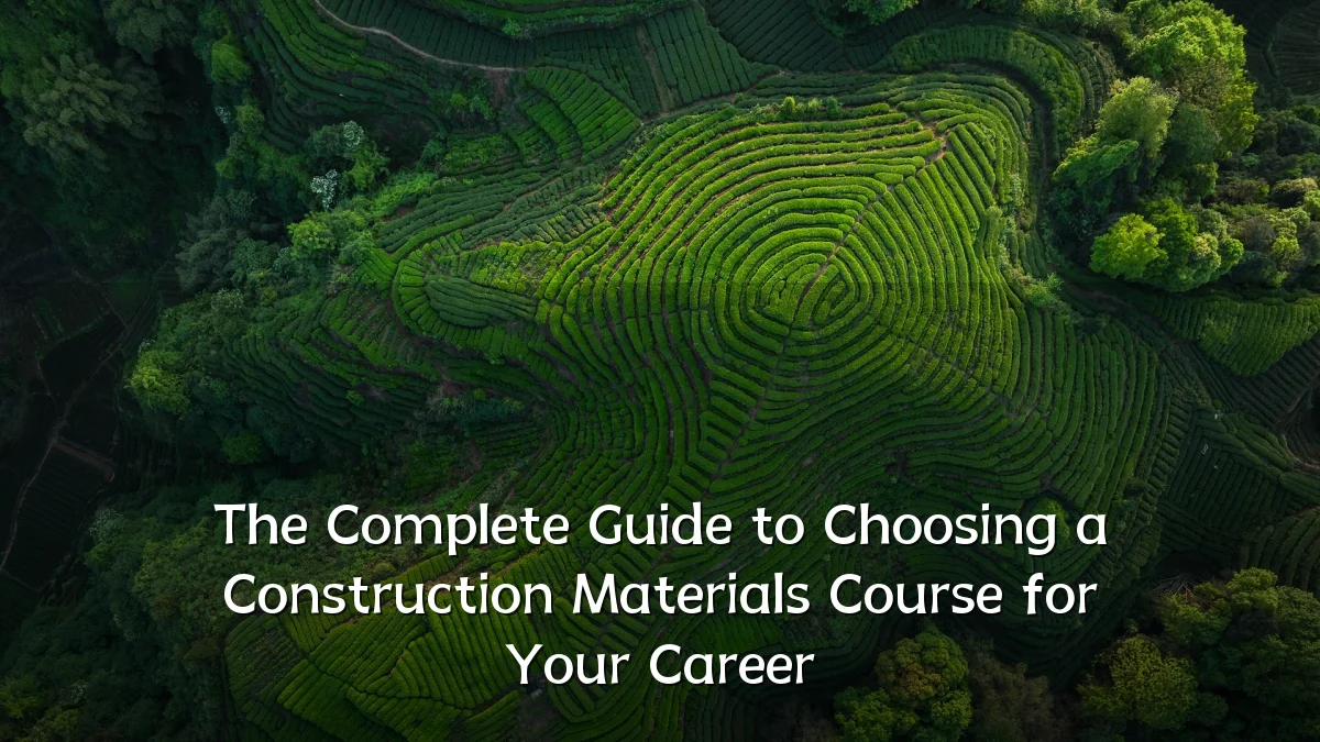 The Complete Guide to Choosing a Construction Materials Course for Your Career